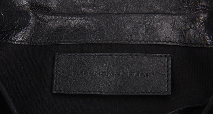 balenciaga(巴黎世家) 黑色皮质手包