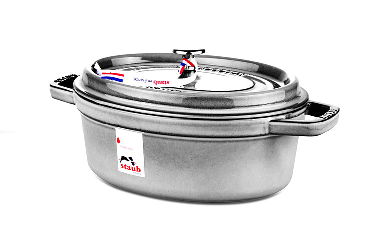 ZWILLING\/双立人 STAUB珐琅铸铁锅(27CM 灰