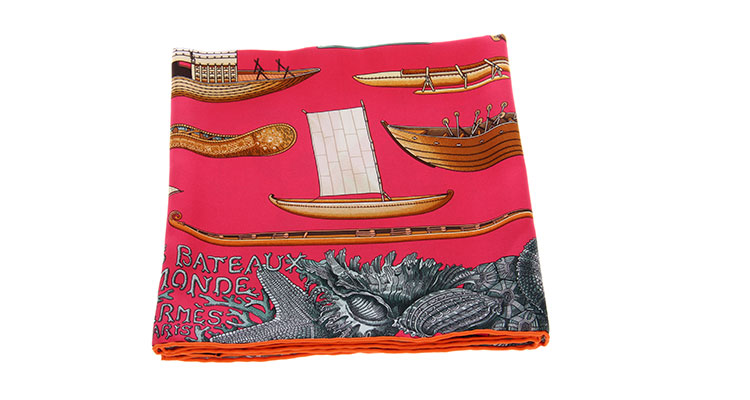 hermes(爱马仕) 帆船系列图案丝巾90