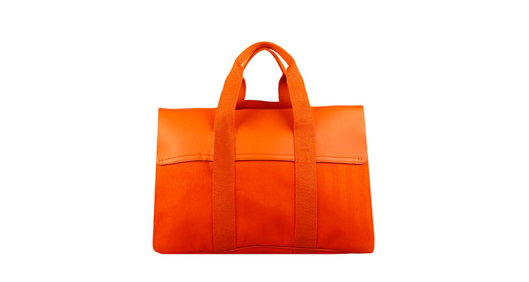 【hermes愛馬仕 手提包】hermes(愛馬仕) 橘色帆布手提包【正品 價格