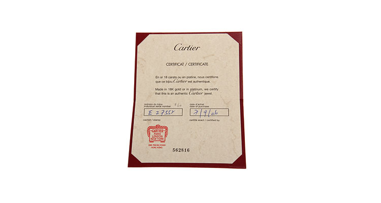 cartier(卡地亞) 白金寬版戒指60