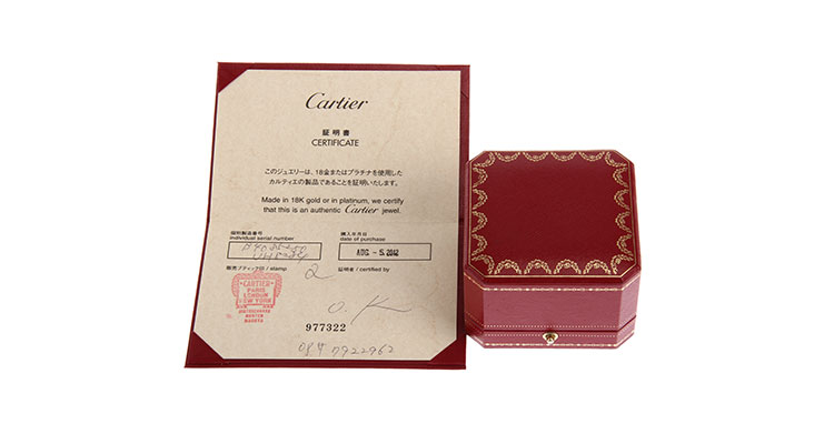 cartier(卡地亚) love系列窄版玫瑰金戒指50