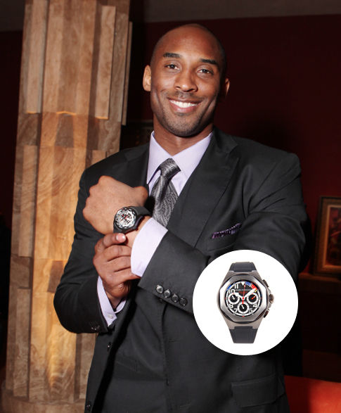 nba巨星科比·布莱恩特 gp-girard perregaux宝马计时系列男士系列