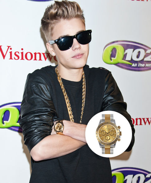 美国人气偶像贾斯丁·比伯 劳力士迪通拿系列男式自动机械腕表 shop