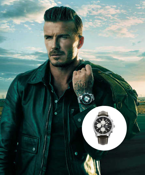 不老男神大卫·贝克汉姆 百年灵宾利系列腕表 shop now
