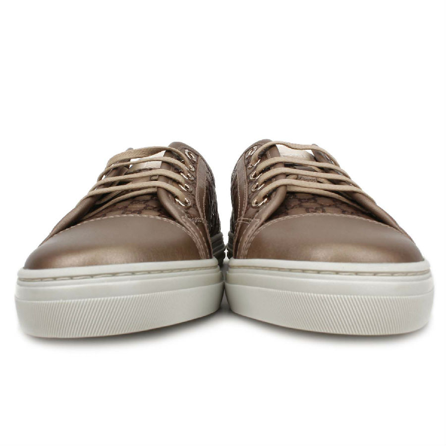 gucci/古奇女款牛皮香槟色休闲/运动鞋 310031